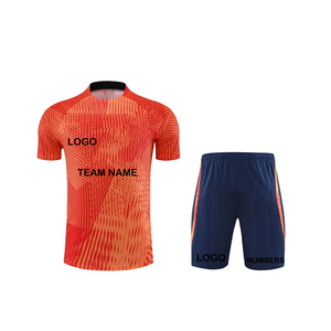 サッカーユニフォームポリエステルVネックフルスリーブ - Product Image 5