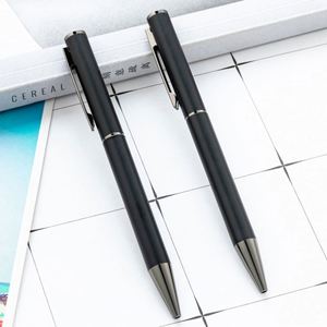 Bolígrafo de Metal Negro de 1.0 mm con Logotipo Personalizado, para Oficina y Estudiantes, con Mecanismo de Giro, Regalo Promocional - Product Image 2