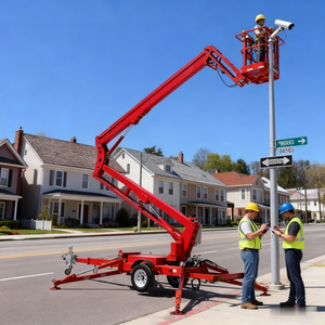 Camion-grue à vendre grue montée sur attelage de remorque flèche hydraulique flèche d'articulation montée sur remorque grue Hiab commerciale - Product Image 3