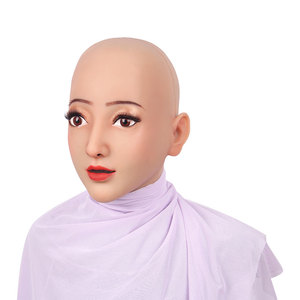 Maschera in Silicone Sexy da Dea, Maschera Integrale per Feste, Maschera Realistica in Silicone Cyberskin con Trucco - Product Image 5