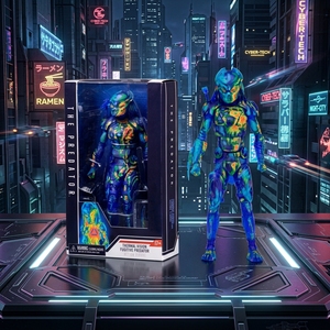 Figurine d'action articulée NECA Predator 2018, version <span class=keywords><strong>film</strong></span>, édition vision thermique, 7 pouces, PVC, échelle 1/6, objet de collection - Product Image 5