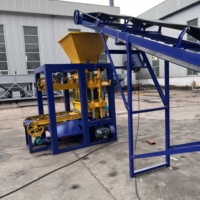 Machine à blocs de maçonnerie en béton QTJ4-24 pour la fabrication de briques creuses, de pavés, de bordures et de blocs emboîtables
