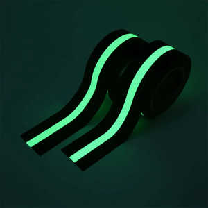 Ruban adhésif antidérapant luminescent en PVC qui brille dans le noir, adhésif sensible à la pression unilatéral pour des fins d'avertissement - Product Image 5