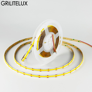 แถบไฟ LED COB ปรับค่าสีได้ 2700K-6000K Ra90 แรงดันต่ำ 608LEDs/m 12W/m CRI สูง สำหรับร้านอาหาร - Product Image 1