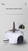 Diffuseur d'huiles essentielles à évaporation, humidificateur d'air, diffuseur d'arômes avec lumières LED