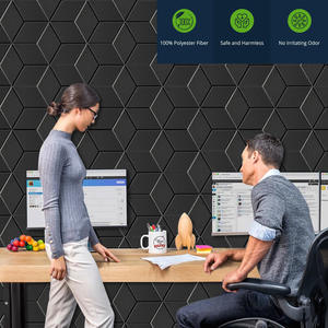 도매 친환경 모던 디자인 폴리에스터 섬유 음향 패널 고밀도 흡음 보드 애완 동물 음향 패널 - Product Image 5