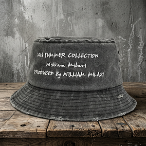 Sombreros de Pescador de Algodón Lavado con Efecto Desgastado, Protección Solar, Logotipo Bordado Personalizado, Estilo Hip Hop Vintage, Unisex, Casual, para Viajes y Uso Diario - Product Image 5