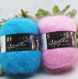 42 g Angora mohair yarn is wool blended yarn used for hand knitting Sweaters, etc is high quality and low price yarn