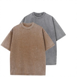 <span class=keywords><strong>T</strong></span>-shirt Unisex Personalizzata in Cotone da 230gsm, Vestibilità Aderente, <span class=keywords><strong>Design</strong></span> Bicolore Vintage Lavato, Produzione su Misura con Basso MOQ - Product Image 3