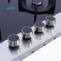 Cuisinière à gaz encastrable 4 brûleurs Xunda Factory Wholesale avec plaque en verre trempé, 4 brûleurs pour cuisine domestique et utilisation en camping-car