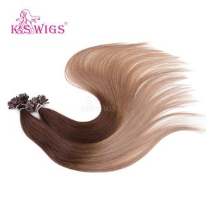 K SW WIGS 18 pouces - Style vague de plage, extensions de cheveux vierges à pointe en U pour festival bohème et vacances - Product Image 4