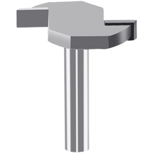 Fraise à rainurer en T Jin Chengtai, queue de 6,35 mm, en carbure cémenté, pour le travail du bois - Product Image 1