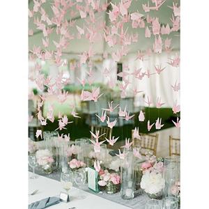 Hot Selling Hochzeit und Valentine <span class=keywords><strong>Paper</strong></span> Crafts Animal Style <span class=keywords><strong>Origami</strong></span> gefaltete Kraniche - Product Image 5