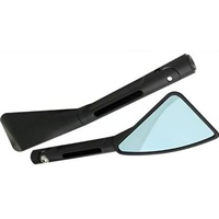 Rétroviseur avant de moto Xmaxvision en alliage d'aluminium poli CNC de 10 mm de diamètre, remplacement pour écoulement d'air, vis M10