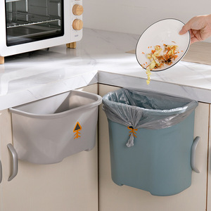 Yimei Kitchen Door Mounted Trash Can Rectangular Indoor Waste Bin Storage Container For Cabinet Use - Product Image 3