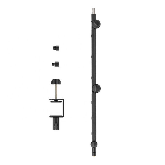 Multifunction Desk Setup Light Flexible Arm Stand Mobile Phone Camera Overhead Mount Boom Arm Live Streaming Desktop Mic Stand