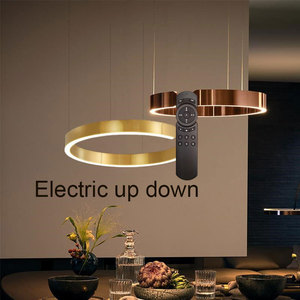 Vente en gros de lustre à LED en forme de C-plafonnier minimaliste italien pour salle de séjour de restaurant <span class=keywords><strong>d</strong></span>'hôtel - Product Image 2