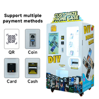 Distributeur automatique de coques de téléphone intelligent pour centres commerciaux acceptant les jetons de code QR et les systèmes de cartes de paiement avec fonction SDK