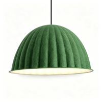 Suspension acoustique moulée à chaud en feutre PET 100% fibre de polyester, dôme insonorisant, usine OEM