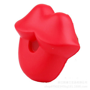 Pu <b>Foam</b> Lips Stress Toy Cartoon Molding <b>Craft</b> For Decoration - Product Image 2