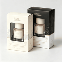 Boîtes rigides en papier couché personnalisées en gros pour emballage cosmétique, boîtes cadeaux gaufrées, emballages postaux pour vernis à ongles et huiles, jetables