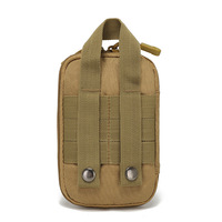 Sac banane tactique en polyester brodé pour trousse de premiers secours, accessoire EDC pour outils médicaux, survie en milieu sauvage et sac d'urgence – Vente en gros