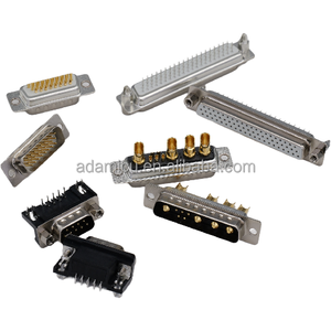 Connecteur DB <span class=keywords><strong>Sub</strong></span> 78 broches de type D, haute densité, soudure mâle 2A, contact en laiton pour les connexions de fils, câble PCB assemblé, best-seller - Product Image 6