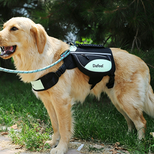 Custom Logo Dog Harness Backpack Breathable Mesh Waterproof Nylon Storage Backpack for Small Medium Large Dogs - Product Image 2
