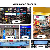 Label Rak Elektronik ESL Layar LCD Penuh Warna Sistem EAS Digital Wifi Ble 5.0 Terbaru untuk Supermarket