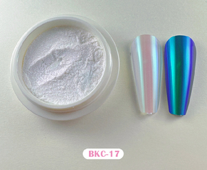 Pigment miroir Aurora de haute qualité TSZS, paillettes chromées 0,3g, poudre chromée <span class=keywords><strong>sirène</strong></span>, <span class=keywords><strong>effet</strong></span> arc-en-ciel holographique, poudre pour manucure - Product Image 6