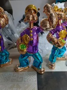 Scultura Artistica Personalizzata Galvanizzata 40CM, Decorazione Popeye, Statue di Popeye, Arredamento Fai-da-Te per la Casa - Product Image 3