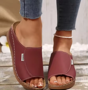 Nouvelles sandales compensées orthopédiques <span class=keywords><strong>pour</strong></span> femmes 2026, à bout ouvert croisé, <span class=keywords><strong>semelle</strong></span> épaisse, confortables <span class=keywords><strong>pour</strong></span> l'été et l'extérieur - Product Image 5