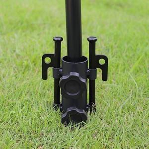 Support de parapluie de pêche en acier réglable, tube de fixation 100x65x34x10mm, support de parasol extérieur - Product Image 2