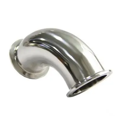 Sanitary Stainless Steel 90 Degree Elbow Weld / Clamp Bend