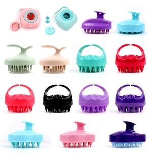 Cepillo de Masaje para el Cabello de Paja de Trigo con Logotipo Personalizado, Cepillo para el Cuidado del Cuero Cabelludo con Silicona Suave - Product Image 2