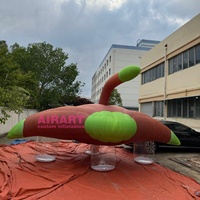 Nouveau Ballon Gonflable Alien en Forme de Vaisseau Spatial pour Décoration de Toit et Éclairage Nocturne de Maison