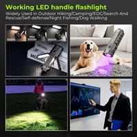 Wurkkos nouvelle version HD02 lampe de poche LED pliable magnétique 3200lm Quad Beam Laser vert et lumière d'aile avec Powerbank