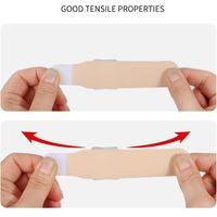 Séparateur d'orteils en gel de silicone souple, confortable et réglable, orthèse correctrice pour hallux valgus et orteils superposés, pour hommes et femmes