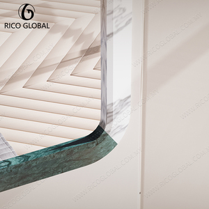 Lớn hình chữ nhật bằng đá cẩm thạch đóng khung phòng tắm tường Gương Cổ Điển Antique thiết kế đơn giản trang trí tường gương cho phòng khách sạn - Product Image 2