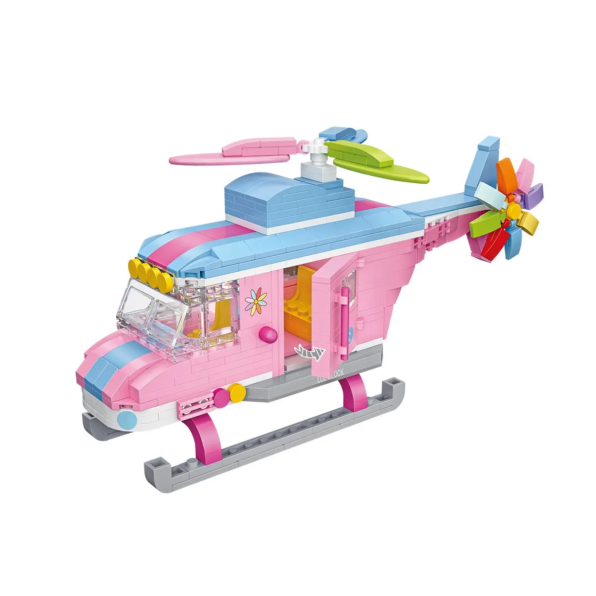 2020 LOZ Newest mini block helicopter model DIY intelligence toys for kids