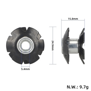 Écrou étoile 25 mm pour trottinette électrique Kukirin C1 Pro, insert de fixation de fourche de vélo, écrou étoile de fourche 25 mm - Product Image 2