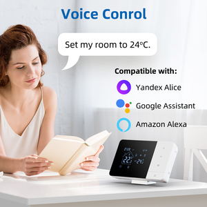 Thermostat d'ambiance sans fil, auto-installable, contrôle précis de la température, faible consommation d'énergie, commande vocale, Tuya <span class=keywords><strong>Smart</strong></span> <span class=keywords><strong>Life</strong></span> - Product Image 4