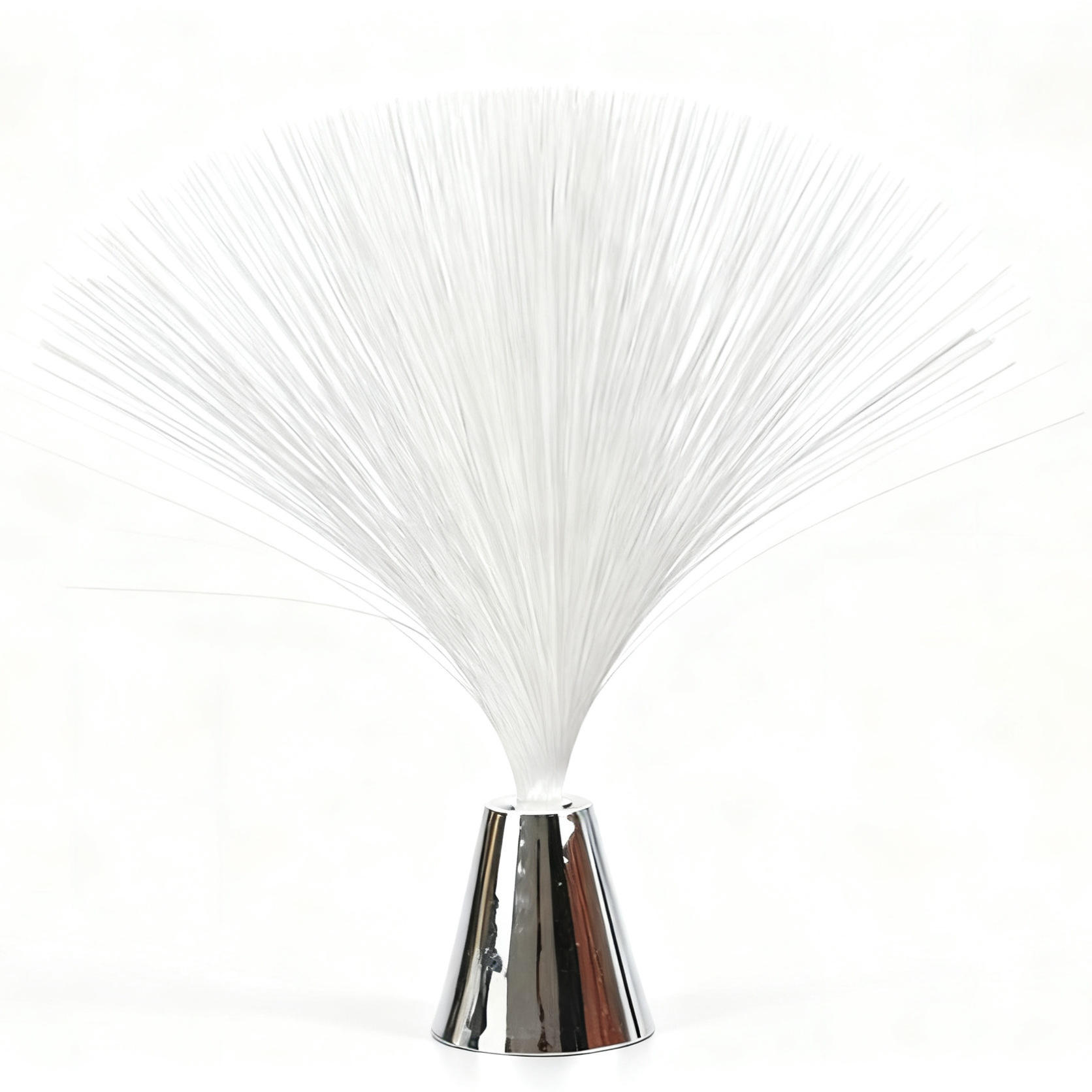 Base plateada con batería