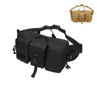 Nouveaux produits tendance 2026 – Sac à dos tactique en nylon personnalisé avec logo, sac banane multi-poches pour la pêche et le plein air avec porte-cartes