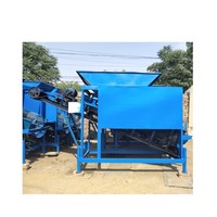 Tamis de terre arable compost sable gravier séparateur sol tambour écran petite pierre tamis machine compost équipement de dépistage