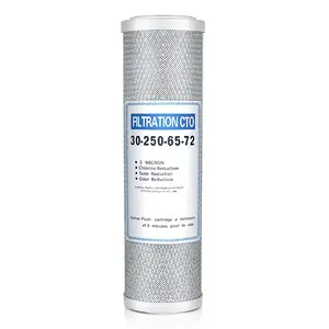 CTO cartridge type activated carbon filter supplier water filter cartridge for water purifier