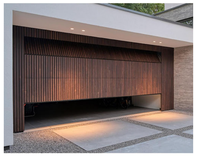 Porte de garage automatique combinée avec panneau en verre, porte de garage antivol, porte de garage élévatrice