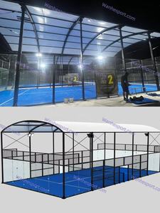 Wanhe 100% poteaux galvanisés à chaud 15 ans sans rouille garanti court de tennis de <span class=keywords><strong>padel</strong></span> <span class=keywords><strong>couvert</strong></span> - Product Image 3