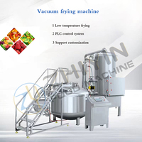 Machine à frire sous vide à basse température pour légumes, pommes de terre, bananes, champignons, en acier inoxydable 304 de haute qualité