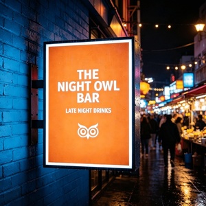 Custom Double Sided <b>LED</b> <b>Light</b> Box <b>Sign</b> Waterproof Square Advertising Logo Lightbox for Outdoor Shop, Bar, Cafe, Restaurant - Product Image 1